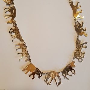 Wild Bryde 14k gf Safari Necklace